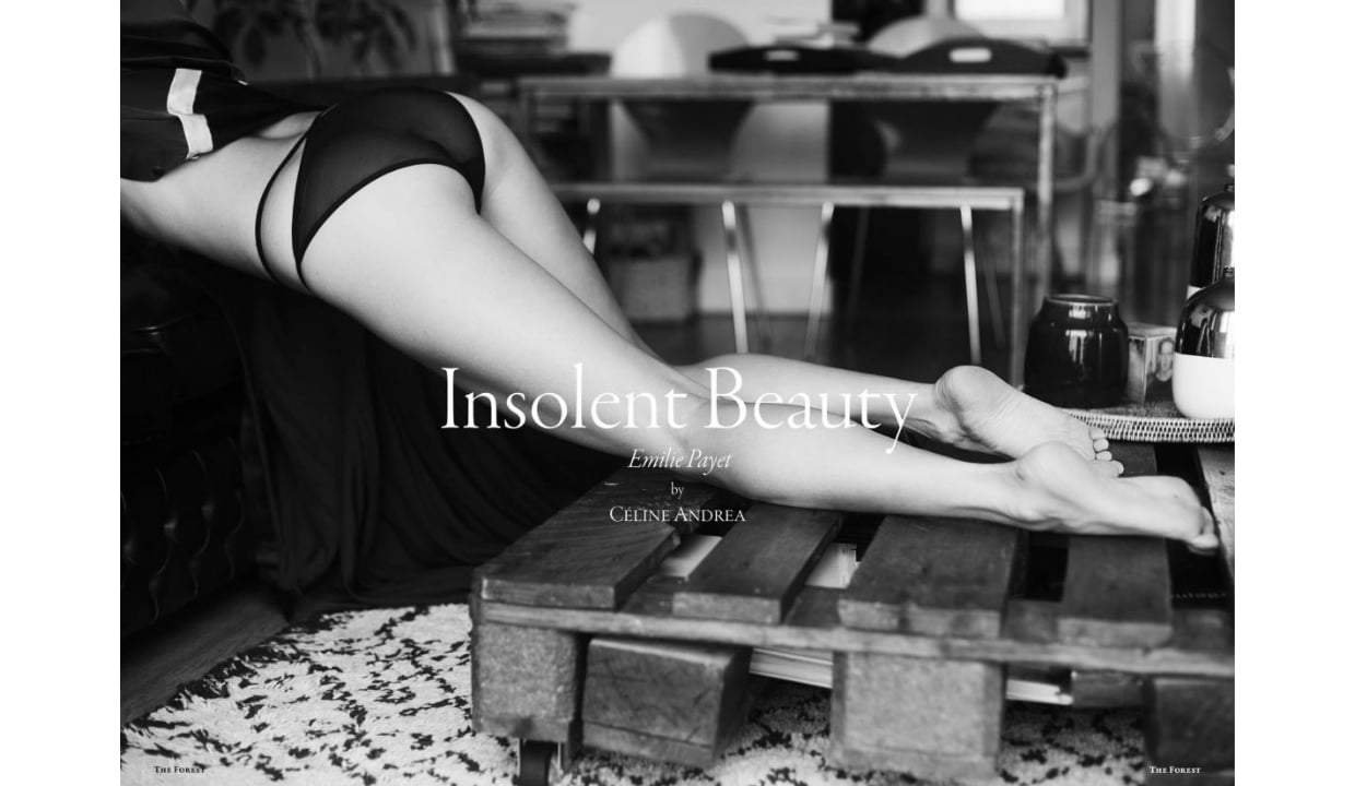 Celine Andrea - Insolent Beauty in Forest Magazine | Brigada Mondaine