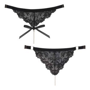 G-String made of lace and pearls from the Vienna collection by BRACLI at Brigade Mondaine