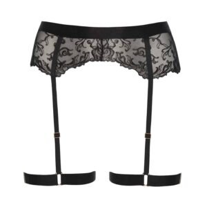 Lace suspender belt with garters from the Vienna collection by BRACLI at Brigade Mondaine