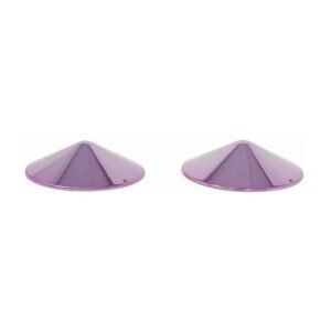 Nipple cover Matrix collection of the brand Kaimin. These nipple covers wrap the nipple in a conical shape with a pink chrome