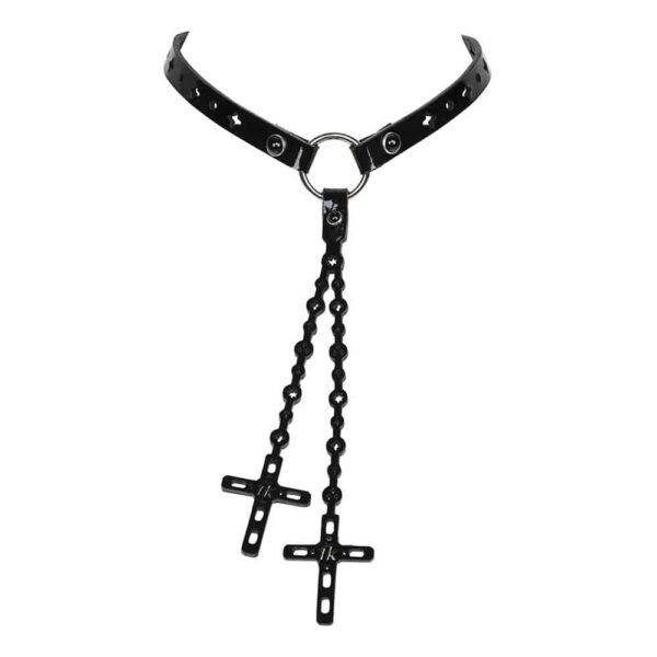 FRÄULEIN KINK Collar rosario Nero